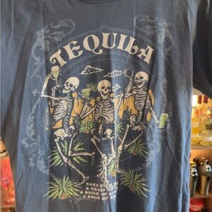 Tequila Graphic Shirt - Blue